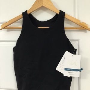 Athleta Girl Black Long Distance Bra